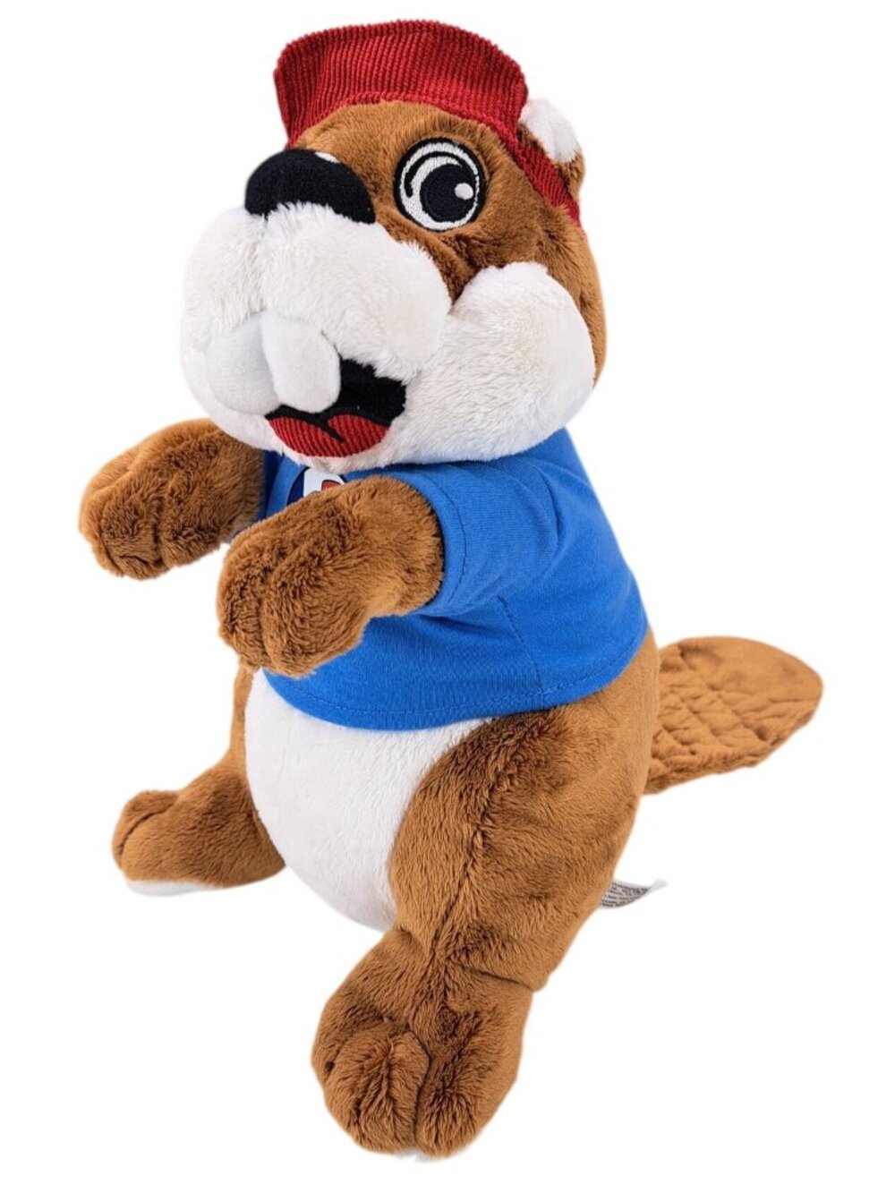 Buc-ee's Beaver Plush Toy Red Hat 10 Inch Blue Don't Mess With Texas Shirt New